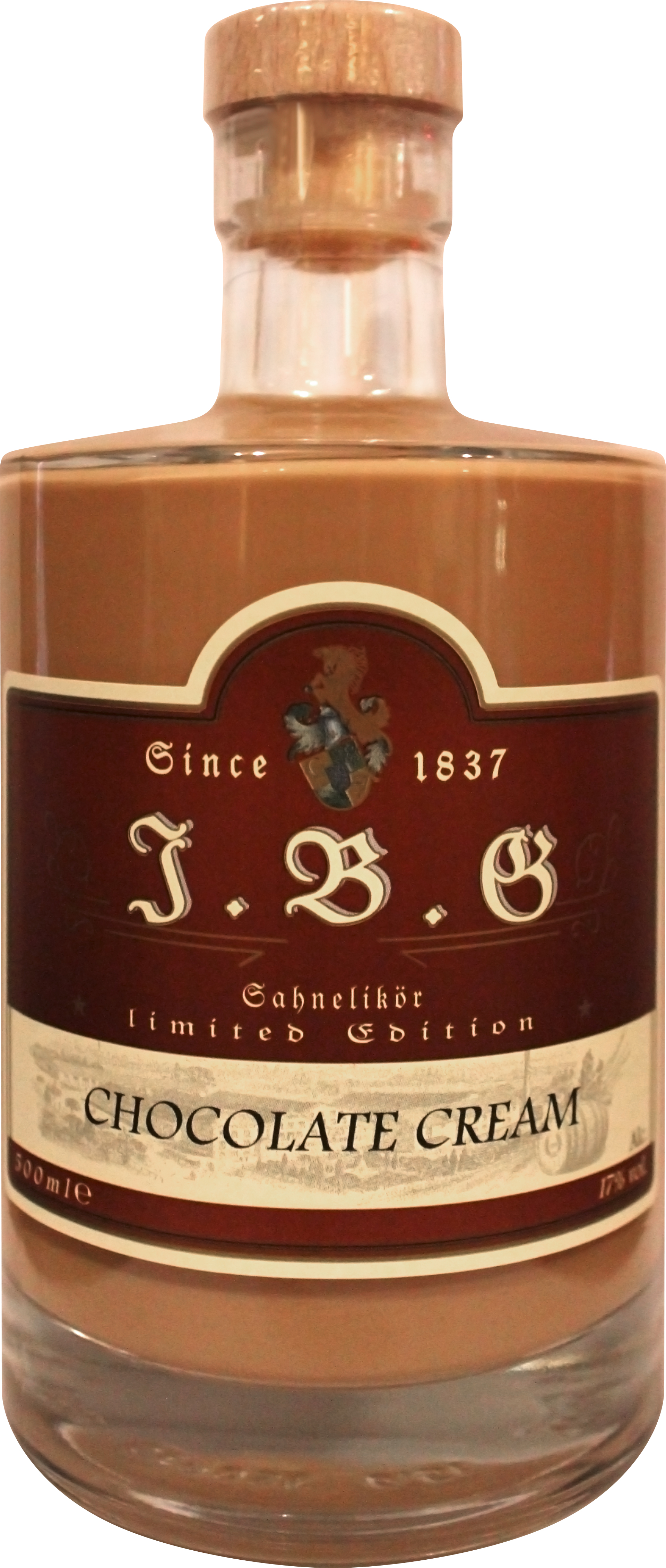 Chocolate Cream 17%vol., 0,5 Gutsbrennerei | Geuting ltr. Sahnelikör